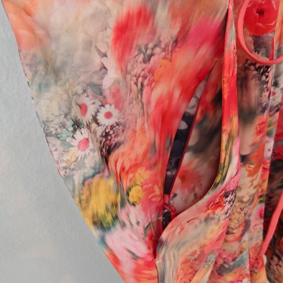 Athleta Women's Marlow Floral Bloom Romper NWT (Size Medium) Spring Athleisure - Picture 6 of 13